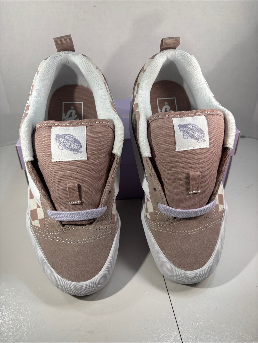NWT Vans Knu Skool Checkerboard Skate Shoes Women’s 7.5 - Picture 4 of 10